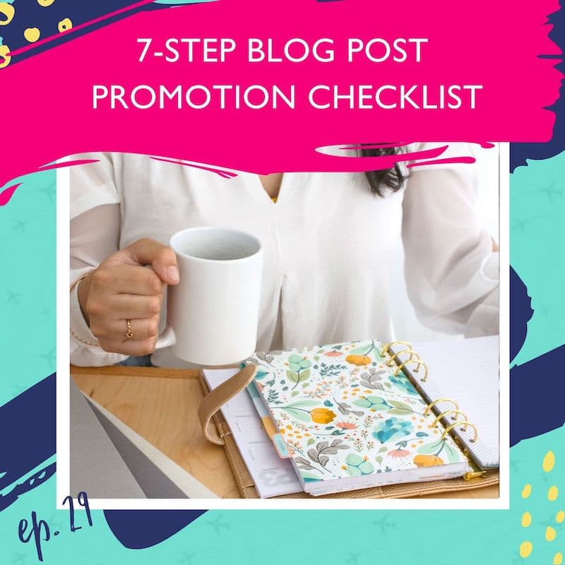 create a blog and promote the content