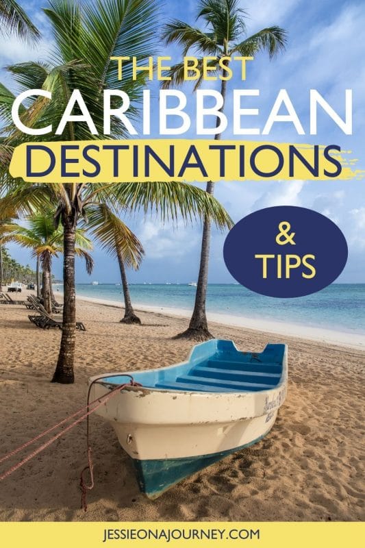 Pin for Caribbean travel guide