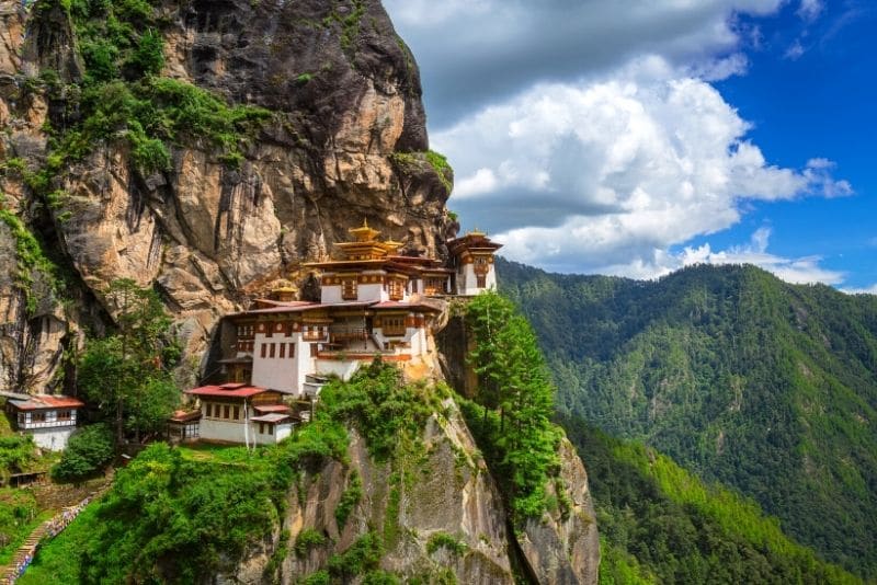bhutan travel adventures hiking to the Tiger's Nest Temple