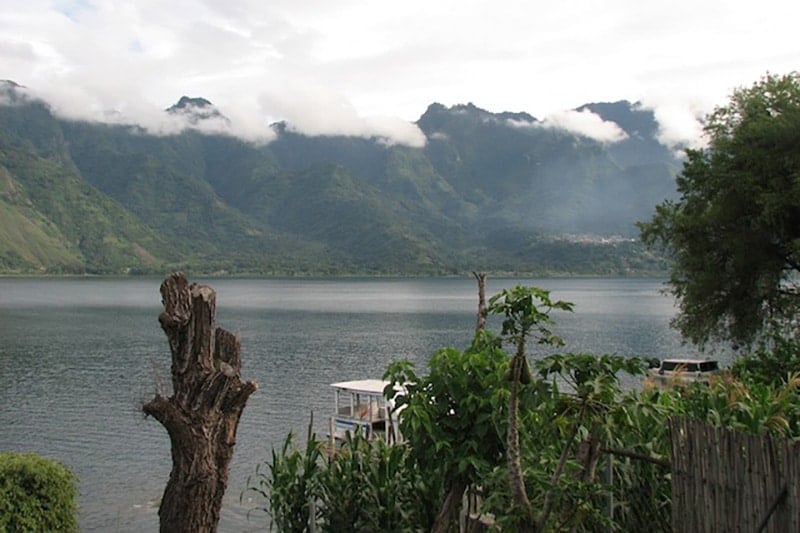 Enjoying Lake Atitlan on a Guatemala trip when traveling Central America