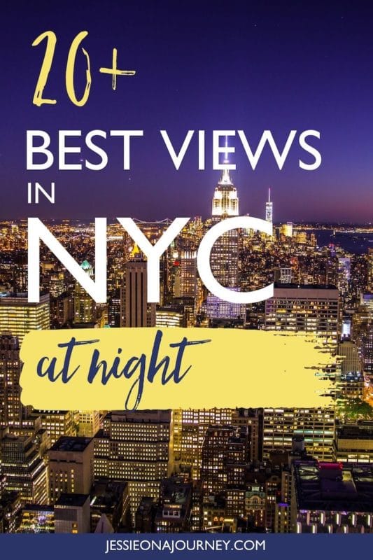 views in nyc at night