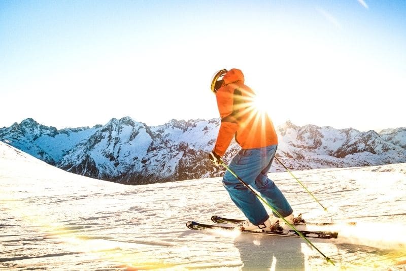 solo travel adventures while skiing