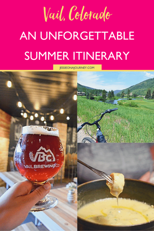 things to do in vail summer itinerary
